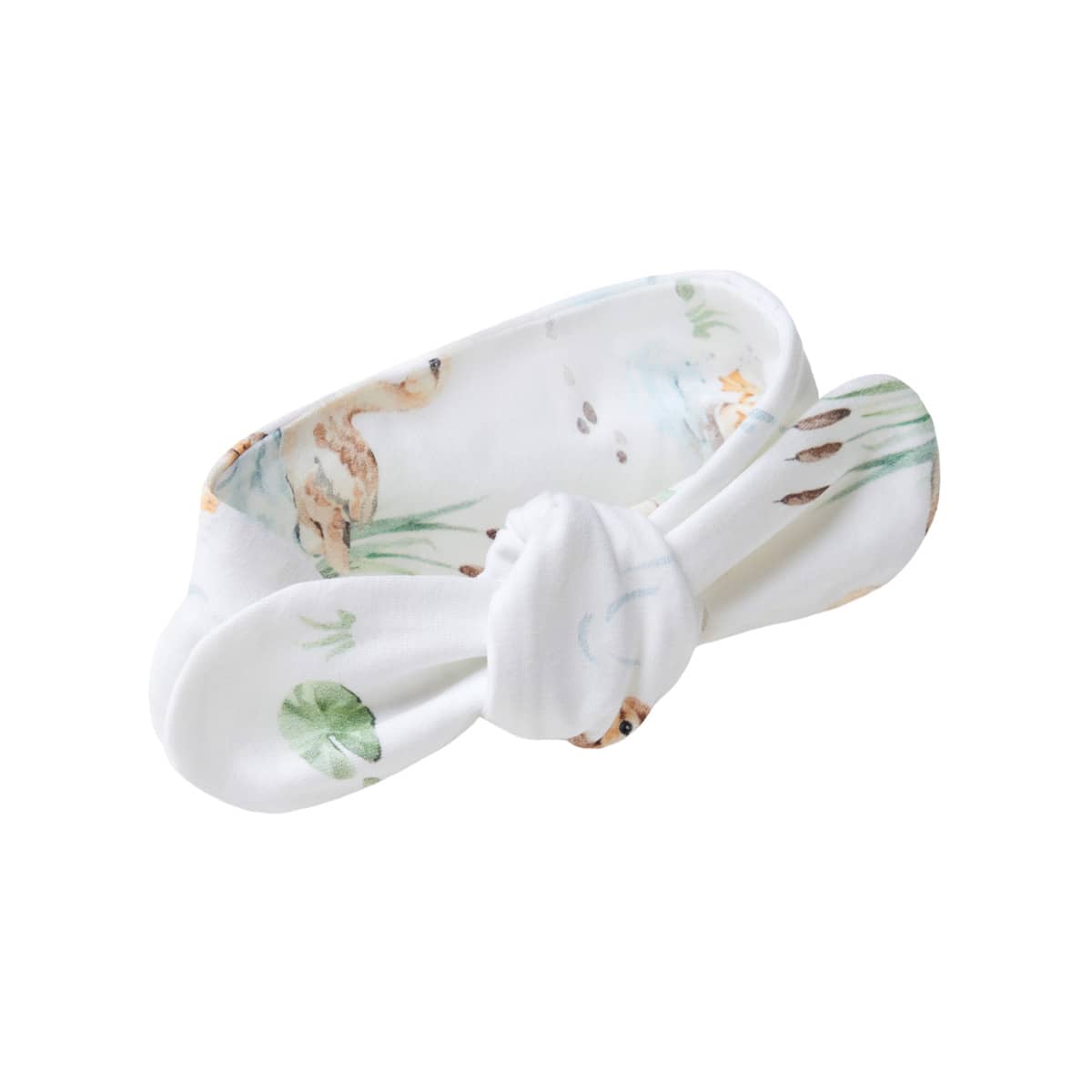 Snuggle Hunny Topknot Headband - Duck Pond Organic