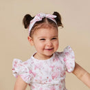 Snuggle Hunny Topknot Headband - Flamingos