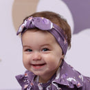 Snuggle Hunny Topknot Headband - Midnight Swan