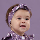 Snuggle Hunny Topknot Headband - Midnight Swan