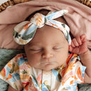 Snuggle Hunny Topknot Headband - Summer Palm