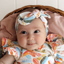 Snuggle Hunny Topknot Headband - Summer Palm