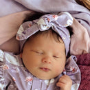 Snuggle Hunny Topknot Headband - Swan Lake