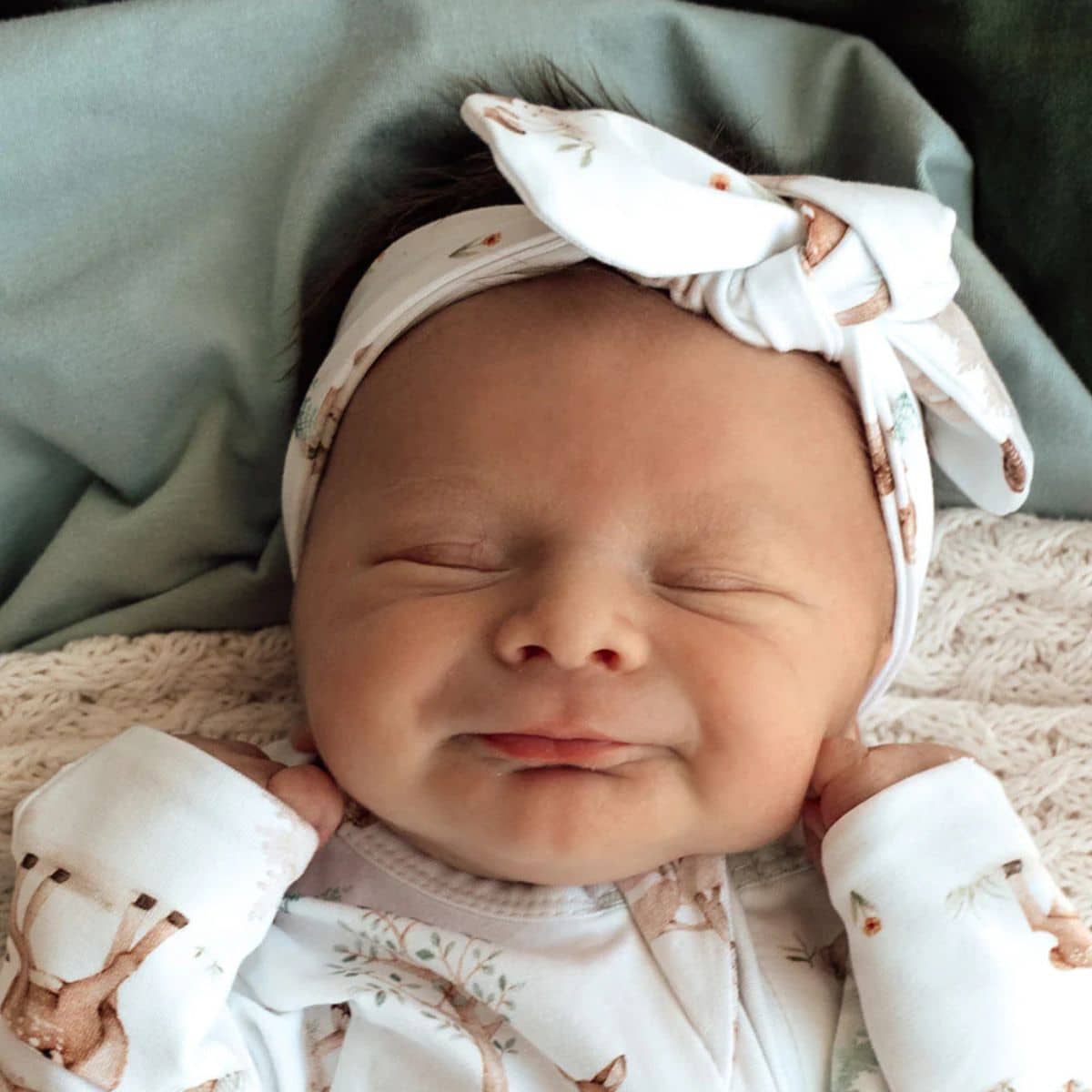 Snuggle Hunny Topknot Headband - Woodland Tales