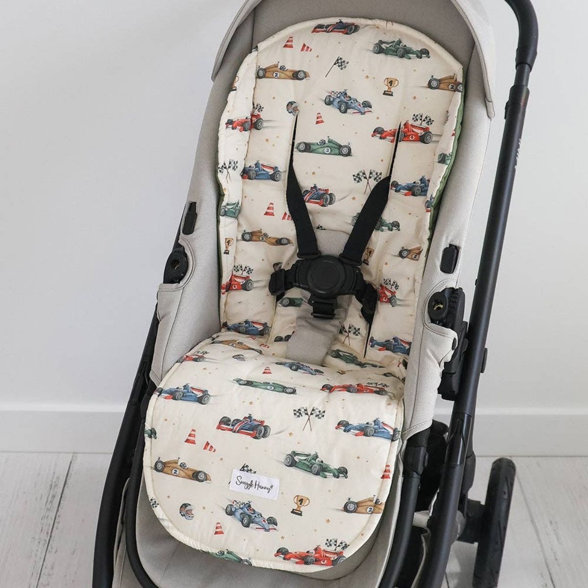 Snuggle Hunny Universal Organic Pram Liner - Little Racers