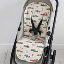 Snuggle Hunny Universal Organic Pram Liner - Little Racers