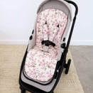 Snuggle Hunny Universal Reversible Pram Strap Covers - Cherry Blossom