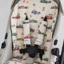 Snuggle Hunny Universal Reversible Pram Strap Covers - Little Racers