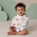 Snuggle Hunny Waterproof Snuggle Bib - Diggers and Tractors