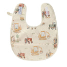 Snuggle Hunny Waterproof Snuggle Bib - Diggers and Tractors