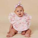 Snuggle Hunny Waterproof Snuggle Bib - Flamingos Frill