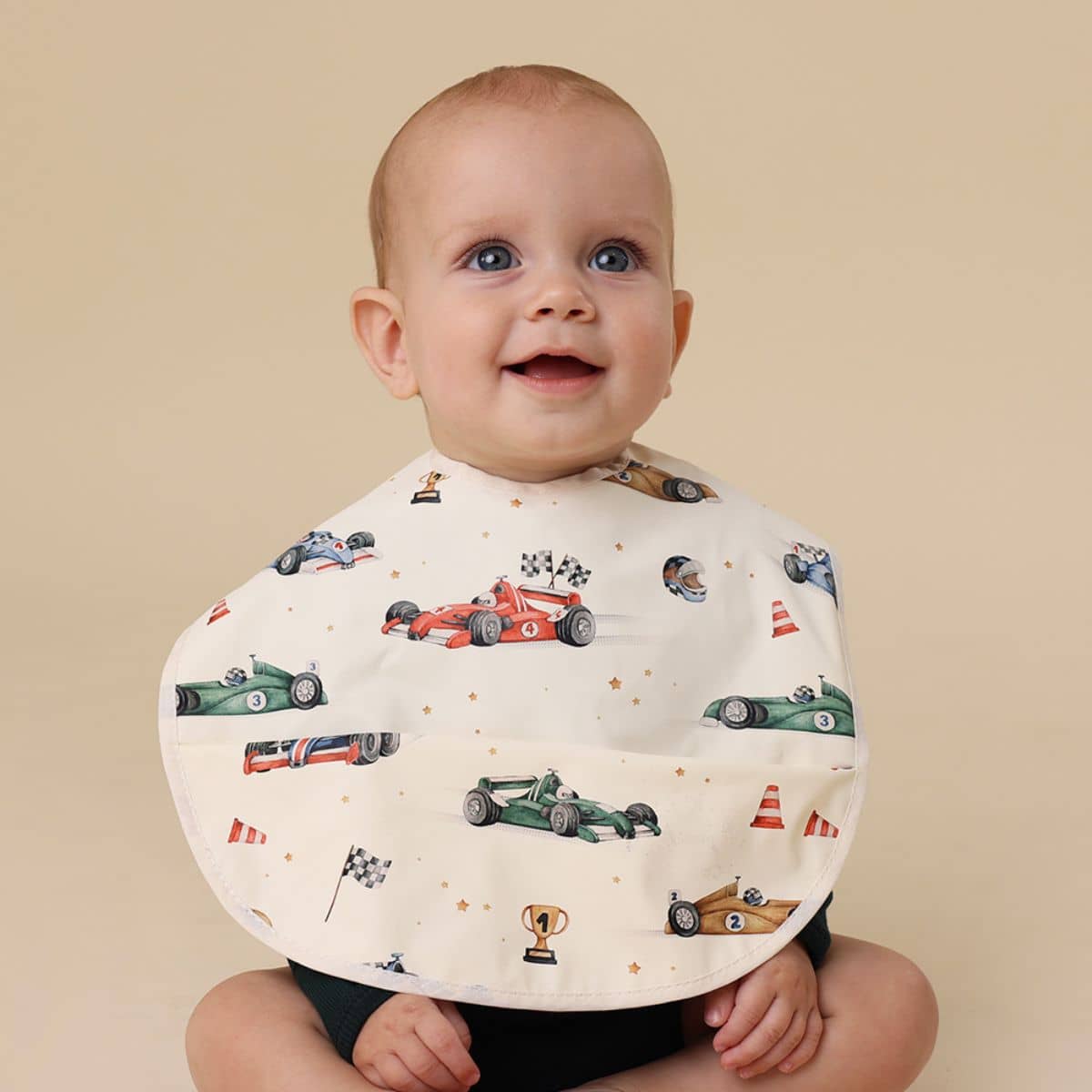 Snuggle Hunny Waterproof Snuggle Bib - Little Racers