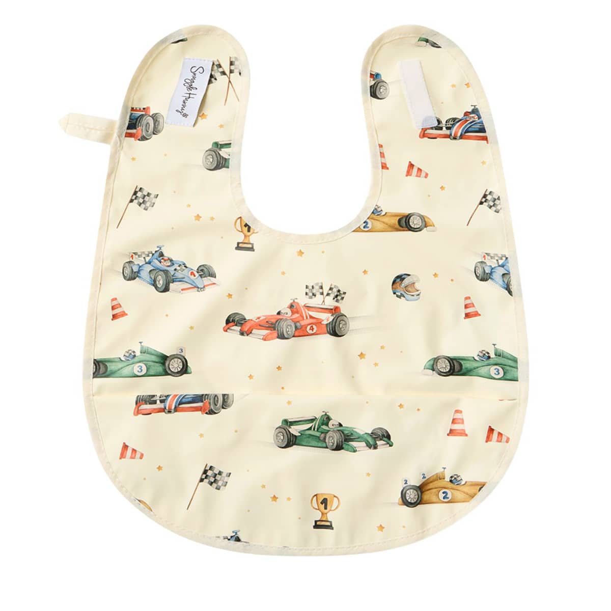 Snuggle Hunny Waterproof Snuggle Bib - Little Racers
