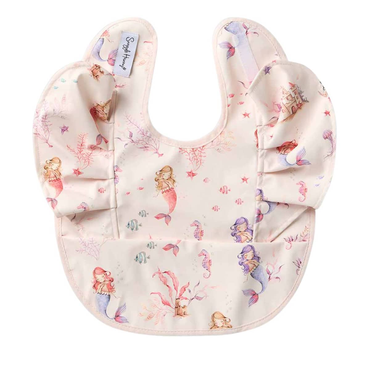 Snuggle Hunny Waterproof Snuggle Bib - Mermaid Frill