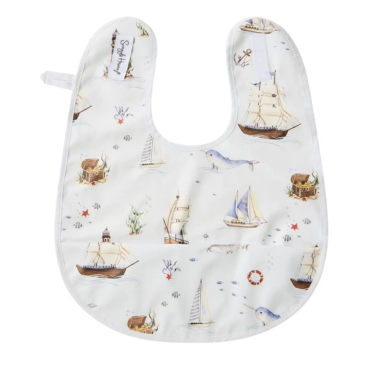 Snuggle Hunny Waterproof Snuggle Bib - Set Sail