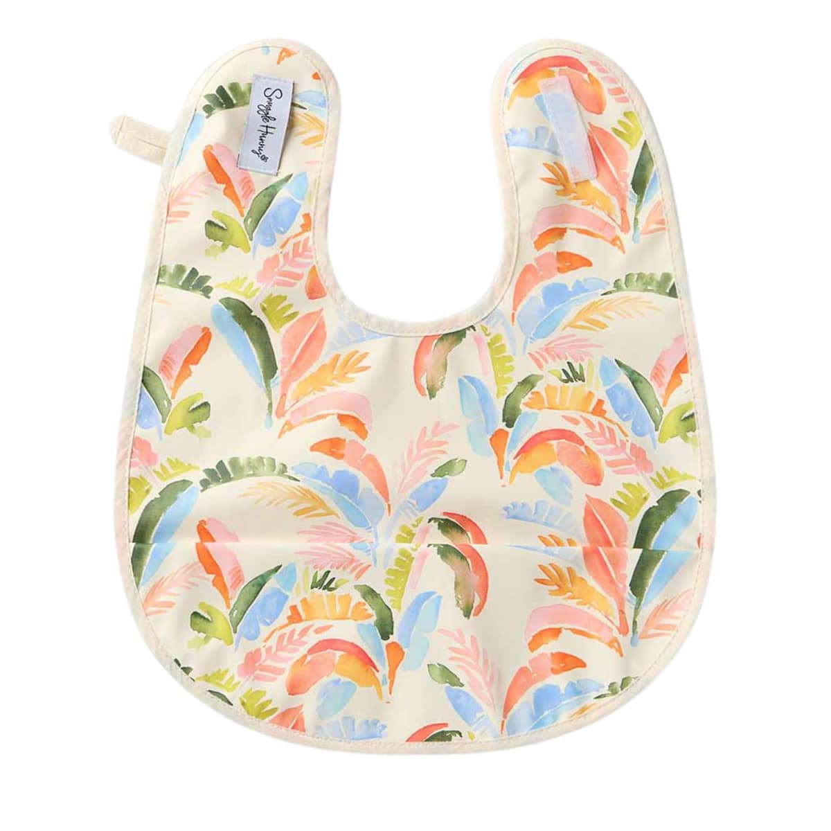 Snuggle Hunny Waterproof Snuggle Bib - Summer Palm