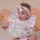 Snuggle Hunny Waterproof Snuggle Bib - Sweet Swallows Frill
