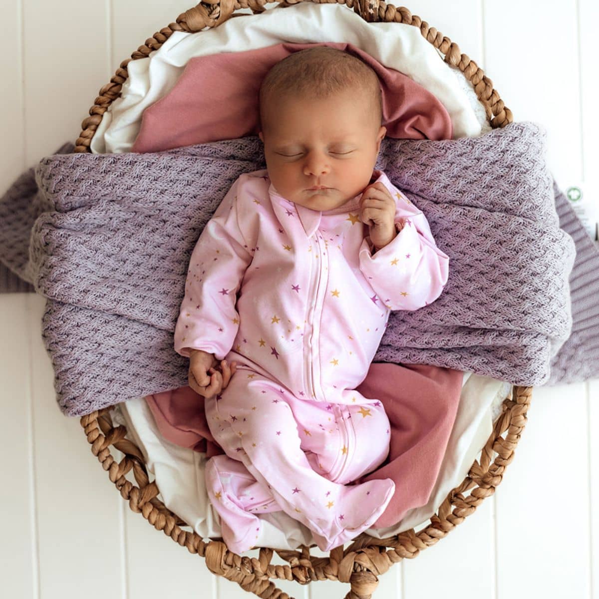 Snuggle Hunny Zip Footie - Twinkle