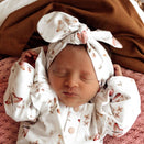 Snuggle Hunny Topknot Headband - Butterfly Organic