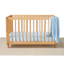 Snuggle Hunny Diamond Knit Organic Baby Blanket - Baby Blue