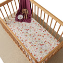 Snuggle Hunny Fitted Cot Sheet - Meadow Organic