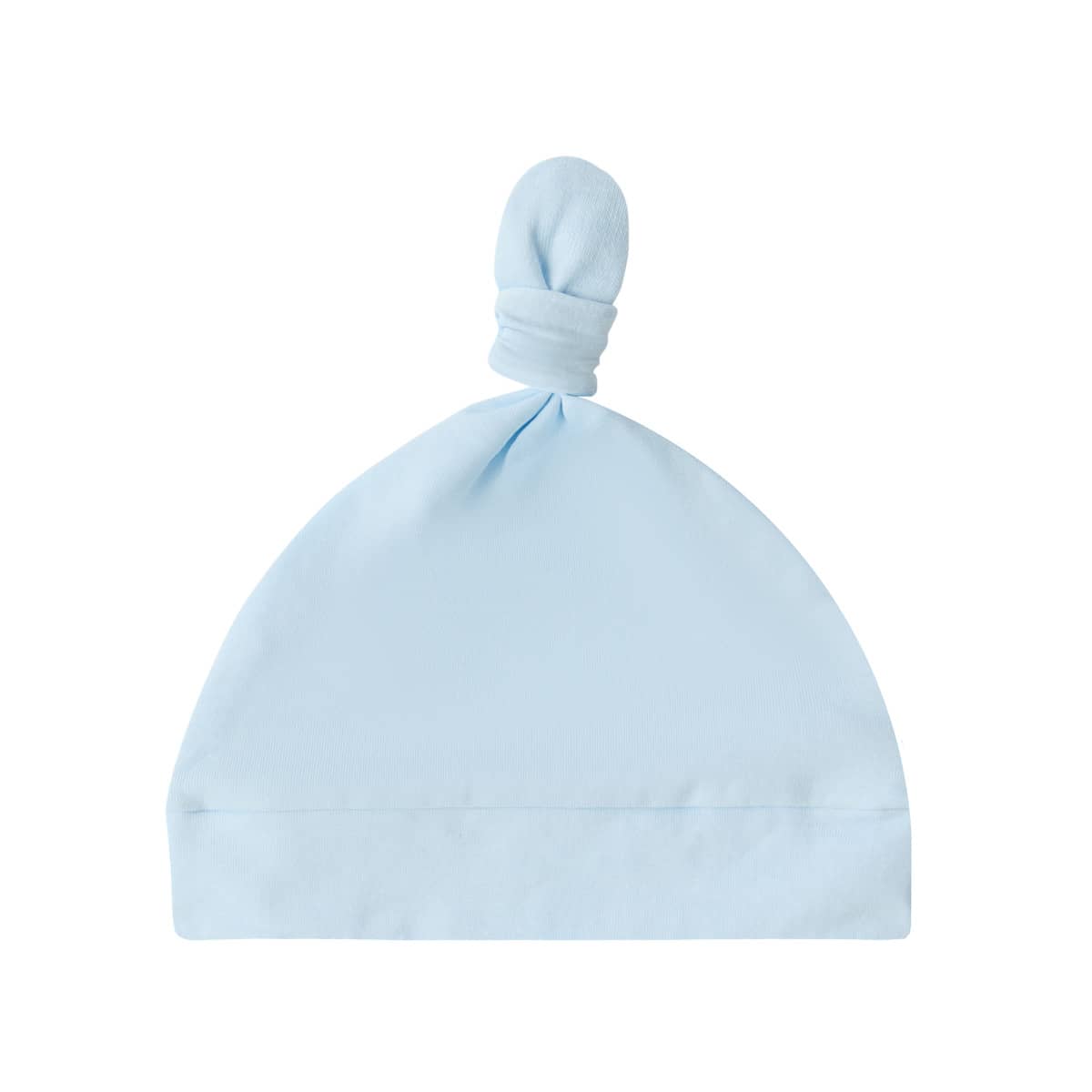 Snuggle Hunny Knotted Beanie - Baby Blue Organic
