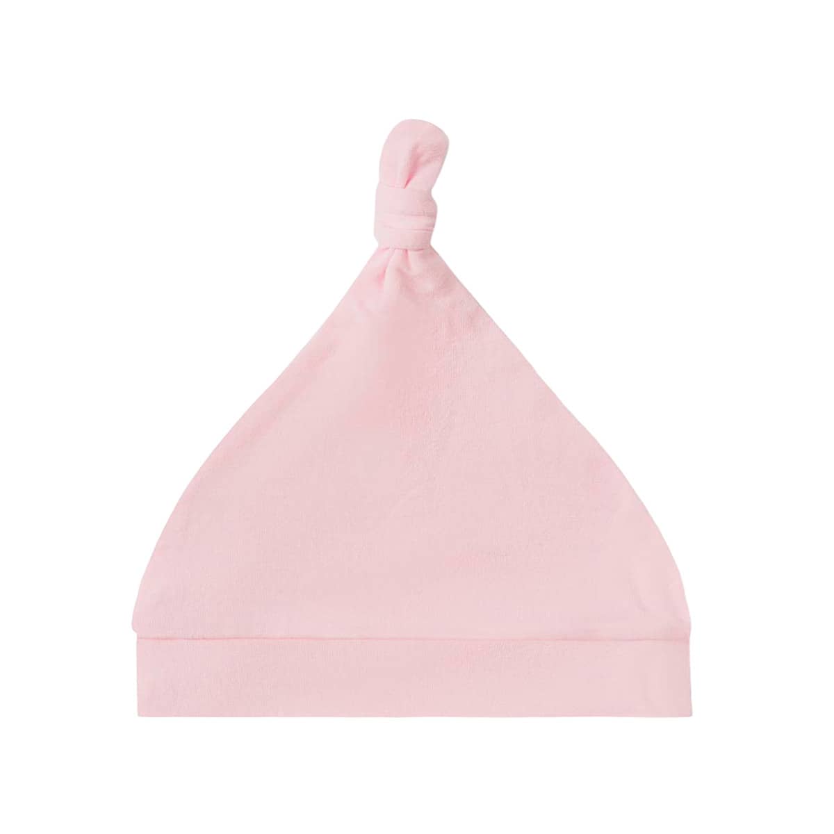 Snuggle Hunny Knotted Beanie - Baby Pink Organic