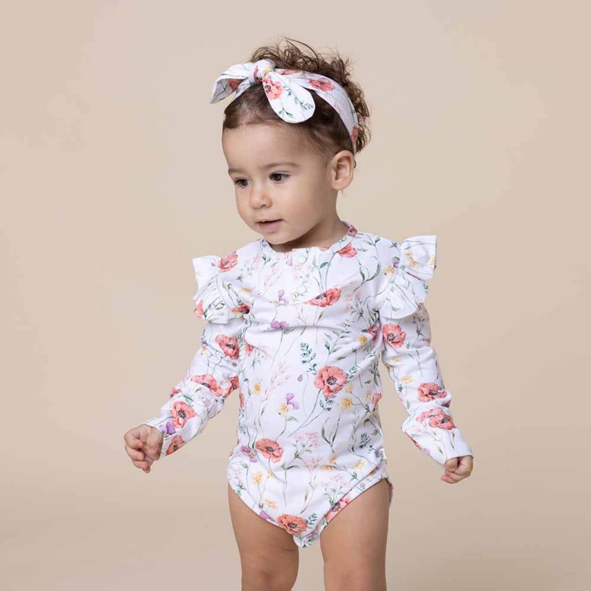 Snuggle Hunny Long Sleeve Bodysuit - Meadow Organic