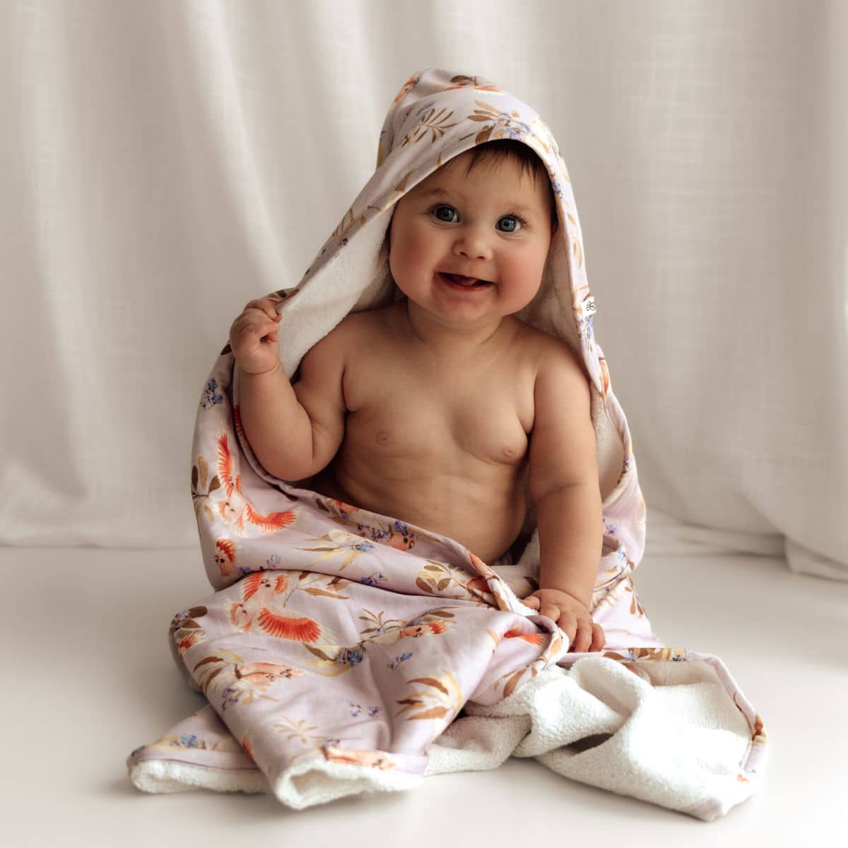 Snuggle Hunny Organic Hooded Baby Towel - Major Mitchell