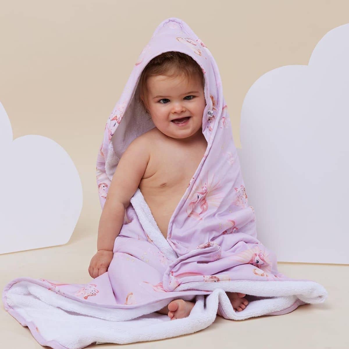 Snuggle Hunny Organic Hooded Baby Towel - Unicorn