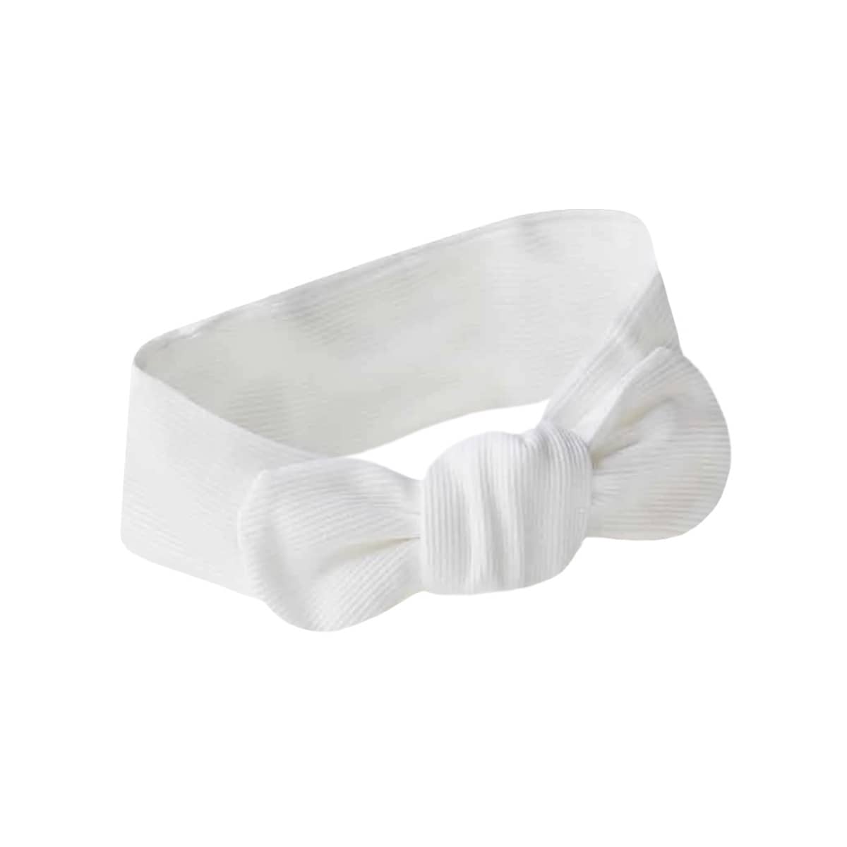 Snuggle Hunny Ribbed Topknot Headband - Milk Organic