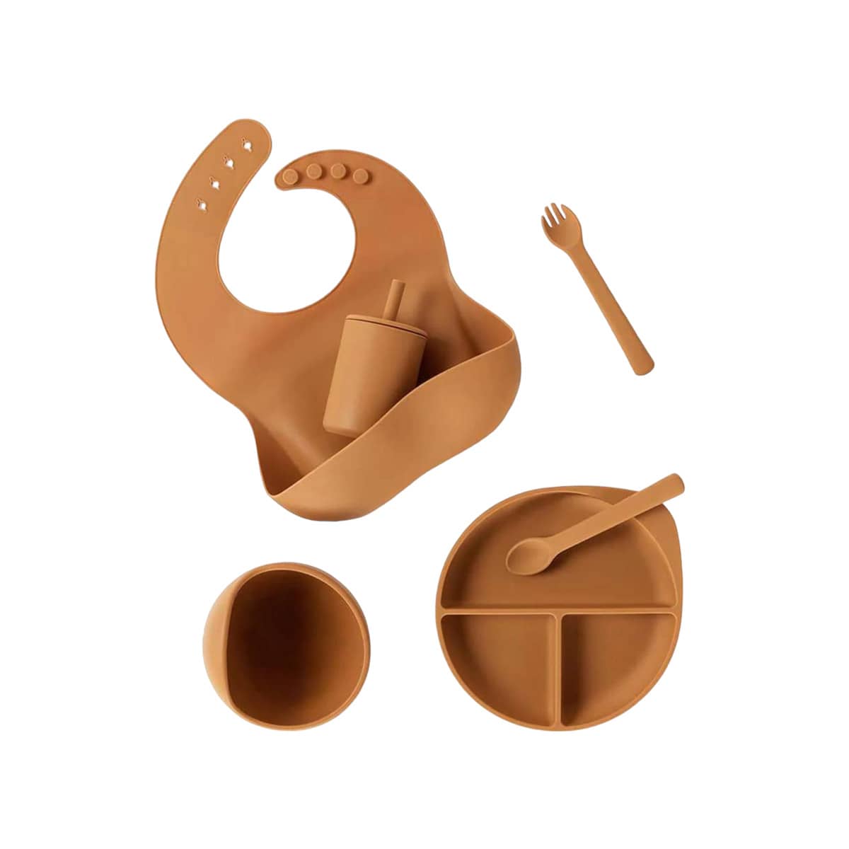 Snuggle Hunny Silicone Meal Kit - Chestnut