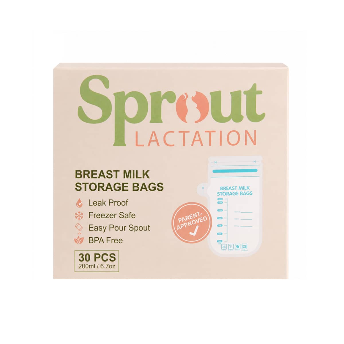 Sprout Lactation Breastmilk Storage Bags