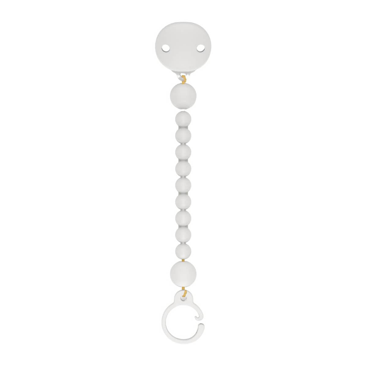 Suavinex Silicone Bobble Soother Clip - Soft Grey