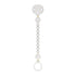Suavinex Silicone Bobble Soother Clip - Soft Grey