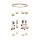 Tara Treasures Nursery Cot Mobile - Dancing Llamas