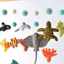Tara Treasures Nursery Cot Mobile Hanging - Coral Reef