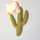 Tara Treasures Nursery Cot Mobile - Llama + Cactus