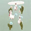 Tara Treasures Nursery Cot Mobile - Llama + Cactus