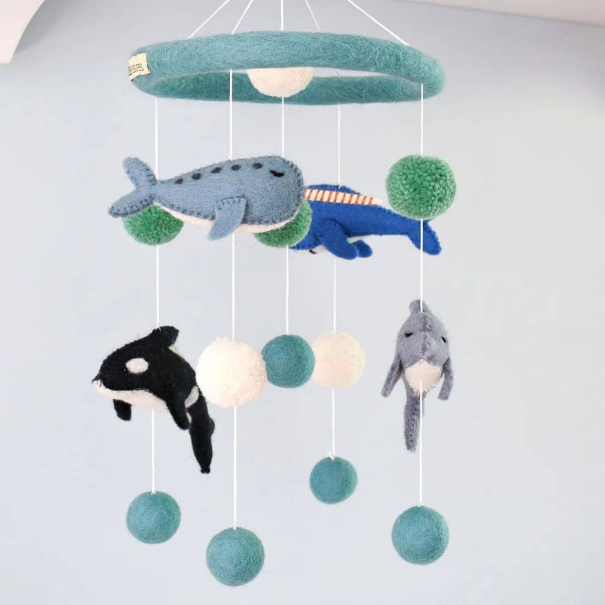 Tara Treasures Nursery Cot Mobile - Ocean Marine Mammals