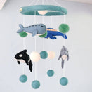 Tara Treasures Nursery Cot Mobile - Ocean Marine Mammals
