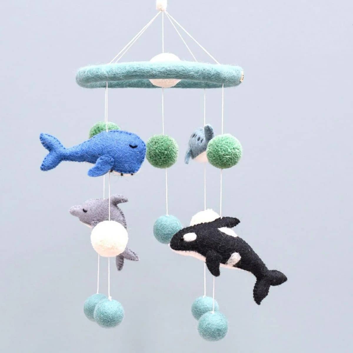 Tara Treasures Nursery Cot Mobile - Ocean Marine Mammals