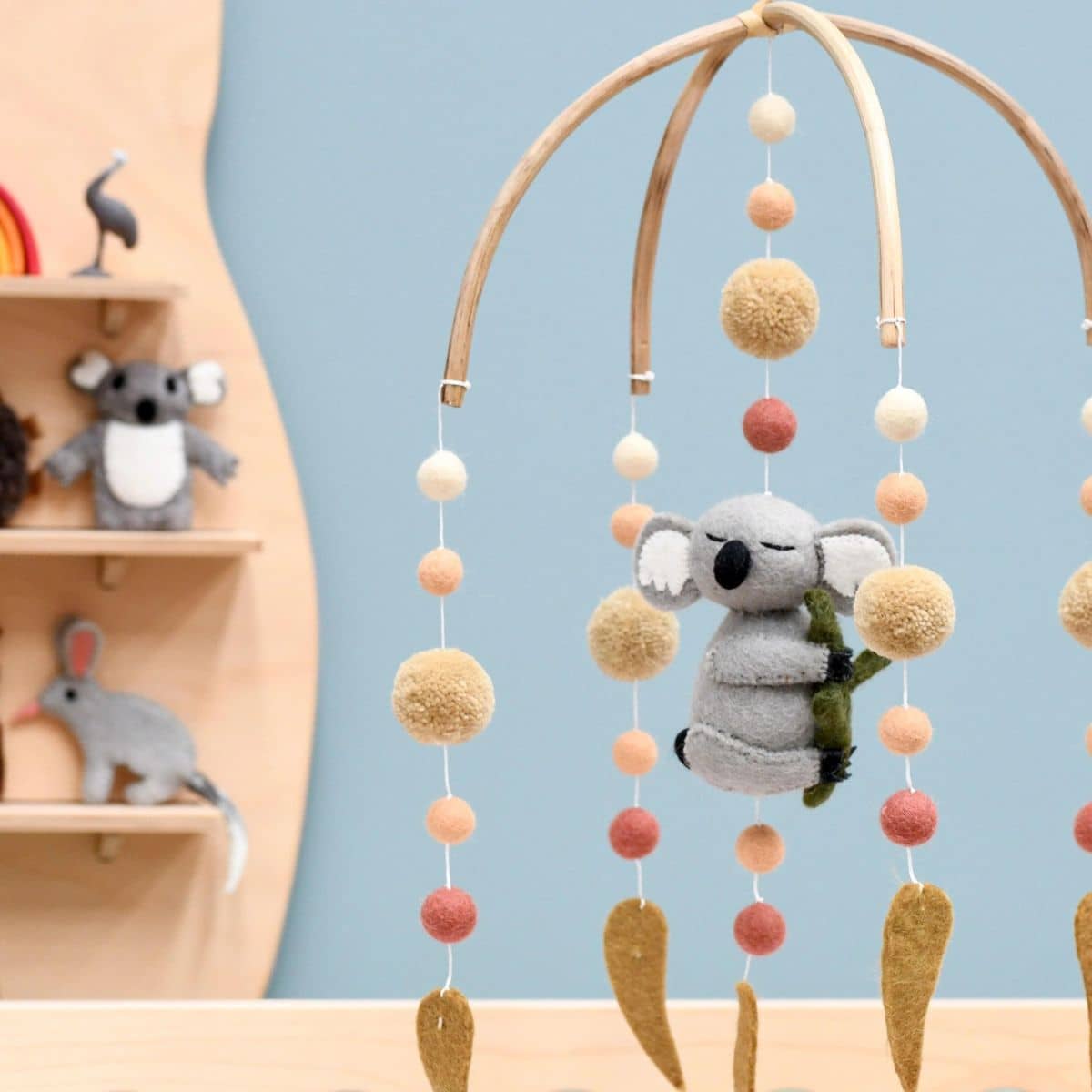 Tara Treasures Baby Cot Mobile - Sleeping Koala