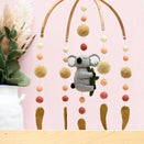 Tara Treasures Baby Cot Mobile - Sleeping Koala