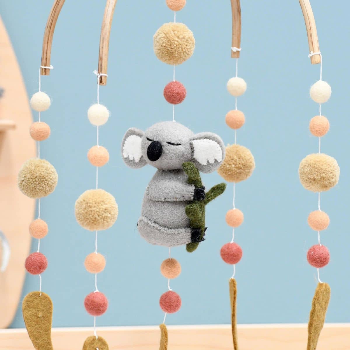 Tara Treasures Baby Cot Mobile - Sleeping Koala