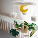 Tara Treasures Nursery Cot Mobile - Sloth Away