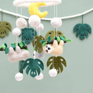Tara Treasures Nursery Cot Mobile - Sloth Away