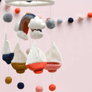 Tara Treasures Nursery Cot Mobile - Spring Sailboats