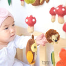 Tara Treasures Nursery Cot Mobile - Woodland Animals