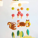 Tara Treasures Nursery Cot Mobile - Woodland Animals